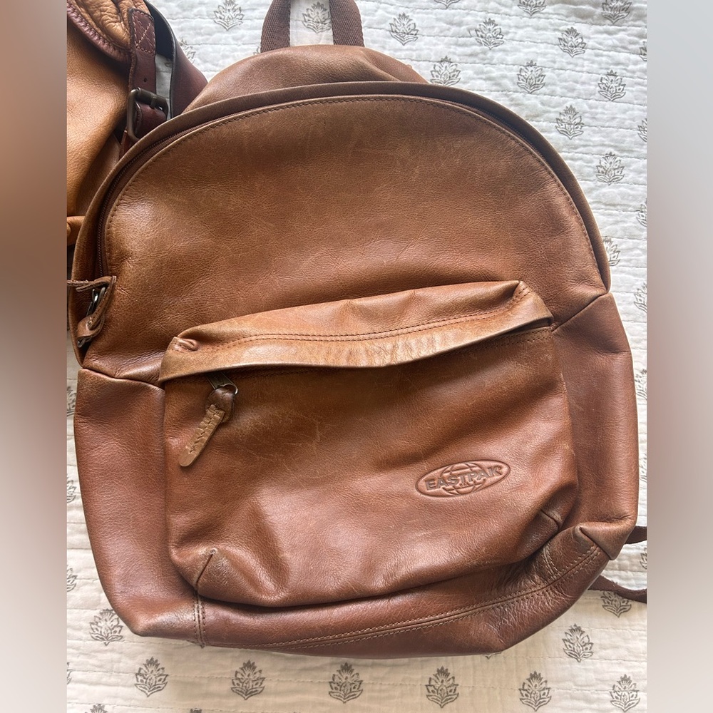 Rare leather east pack